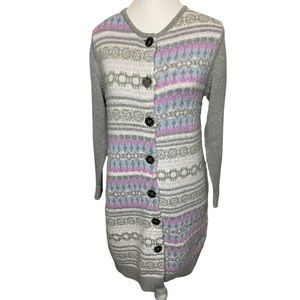 Christopher & Banks Scandinavian Nordic Sweater Dress Women’s Petite Small